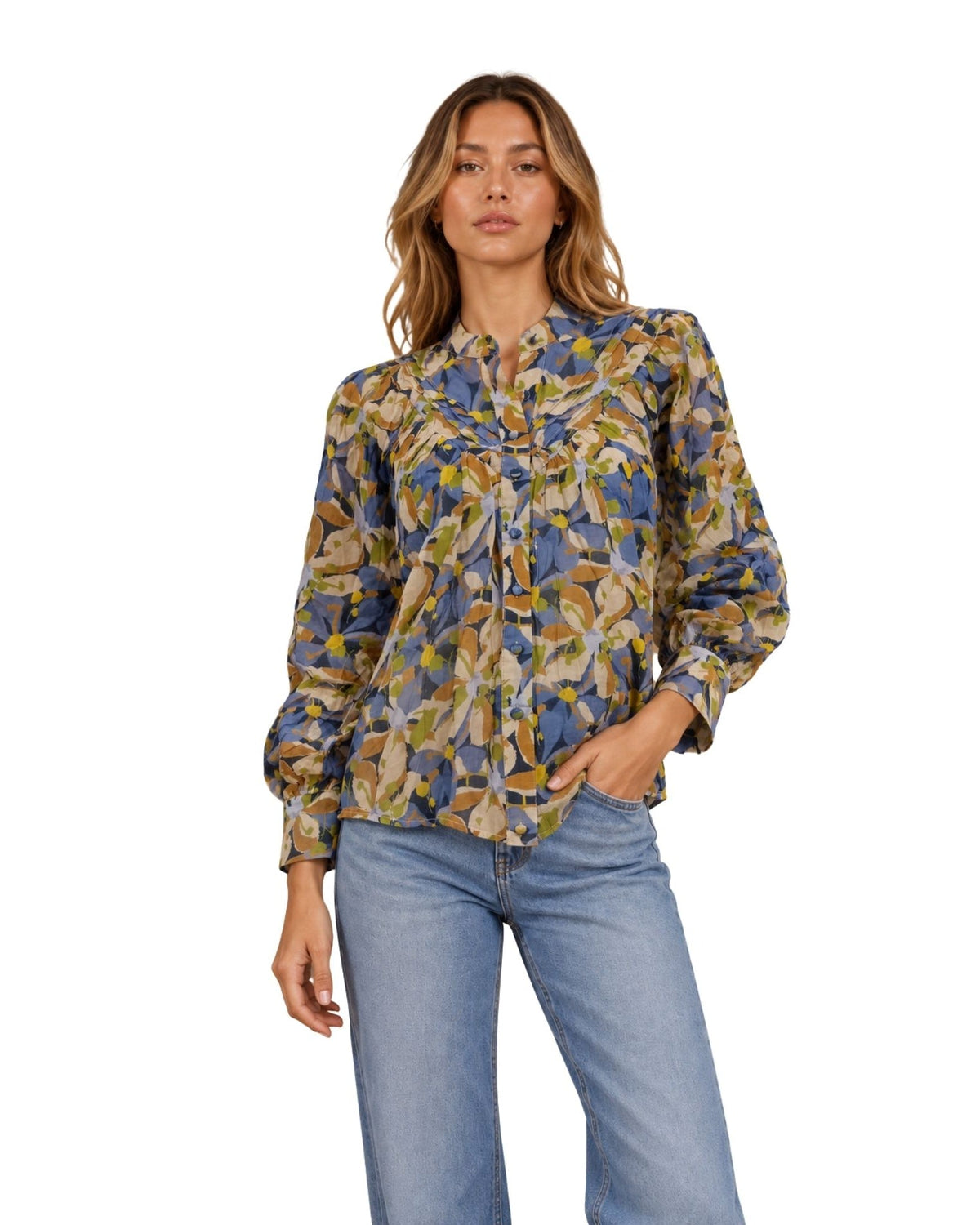 The Maricela Button Down Blouse - pookie and sebastian