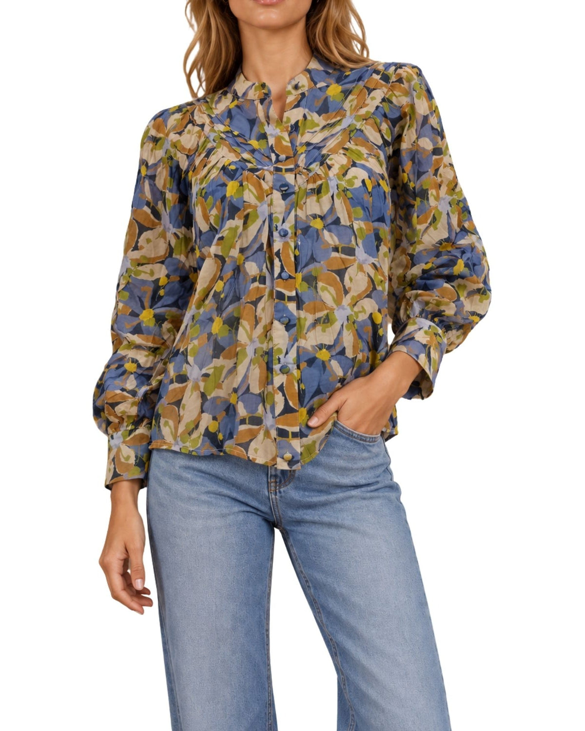 The Maricela Button Down Blouse - pookie and sebastian