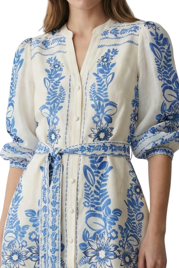 The Celeste Long Slv Printed Dress – pookie & sebastian
