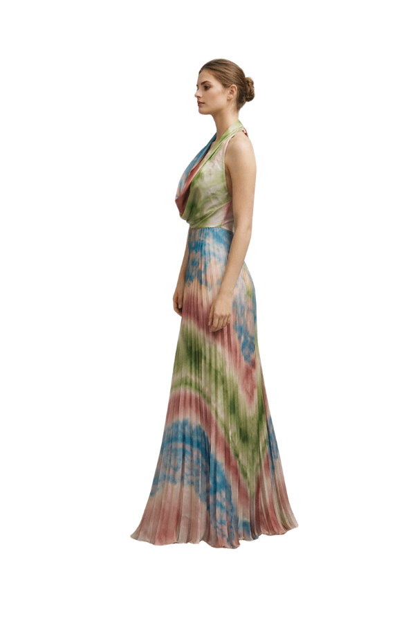 The Jessica Halter Pleating Maxi Dress
