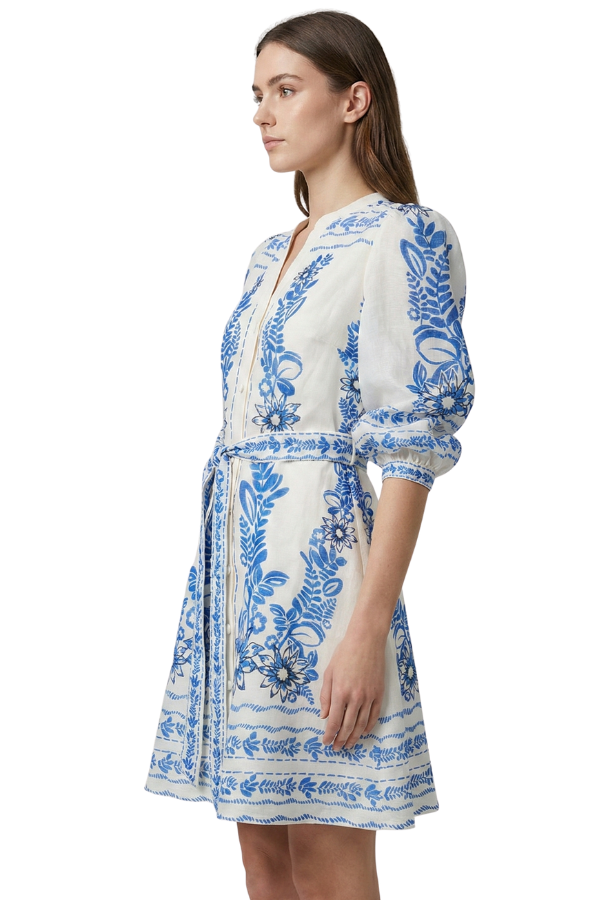 The Celeste Long Slv Printed Dress