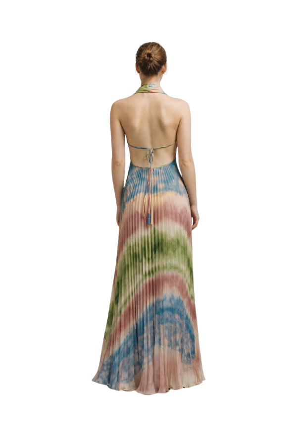 The Jessica Halter Pleating Maxi Dress