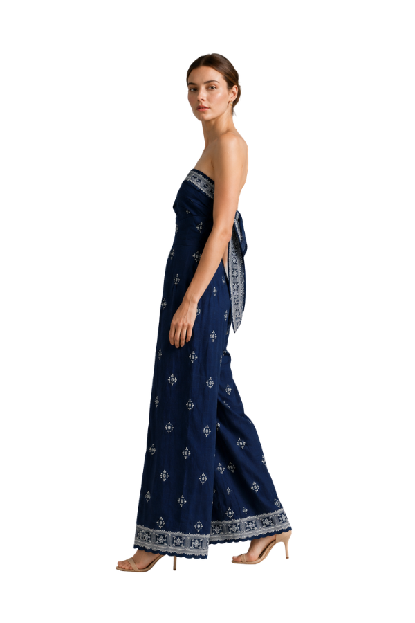 The Chelsey Elastic Back Waisted Jumpsuit