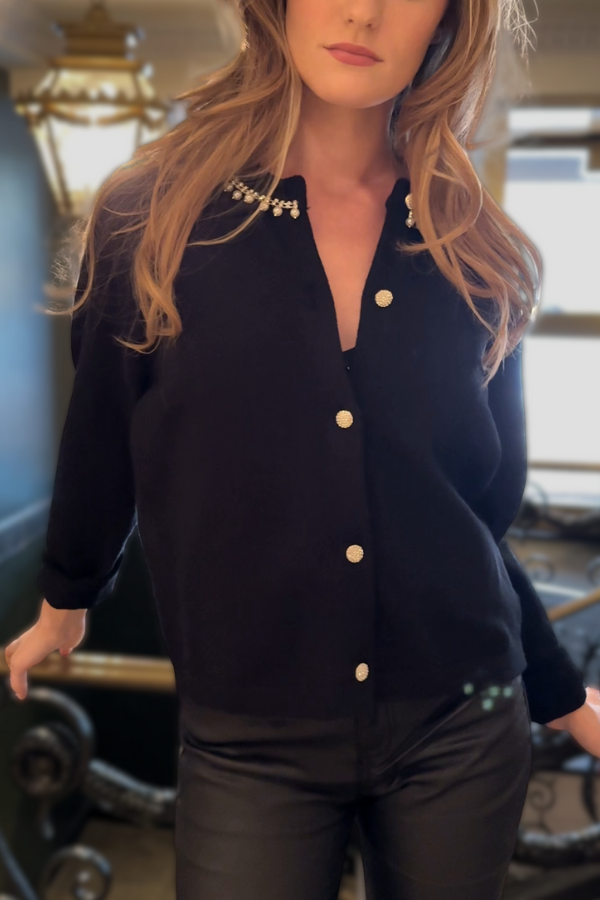 The Melania Embellishment Sweater