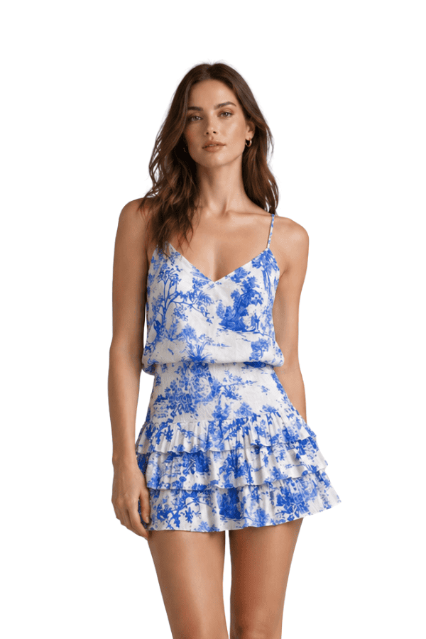 The Dora Cropped Printed Cami - pookie and sebastian