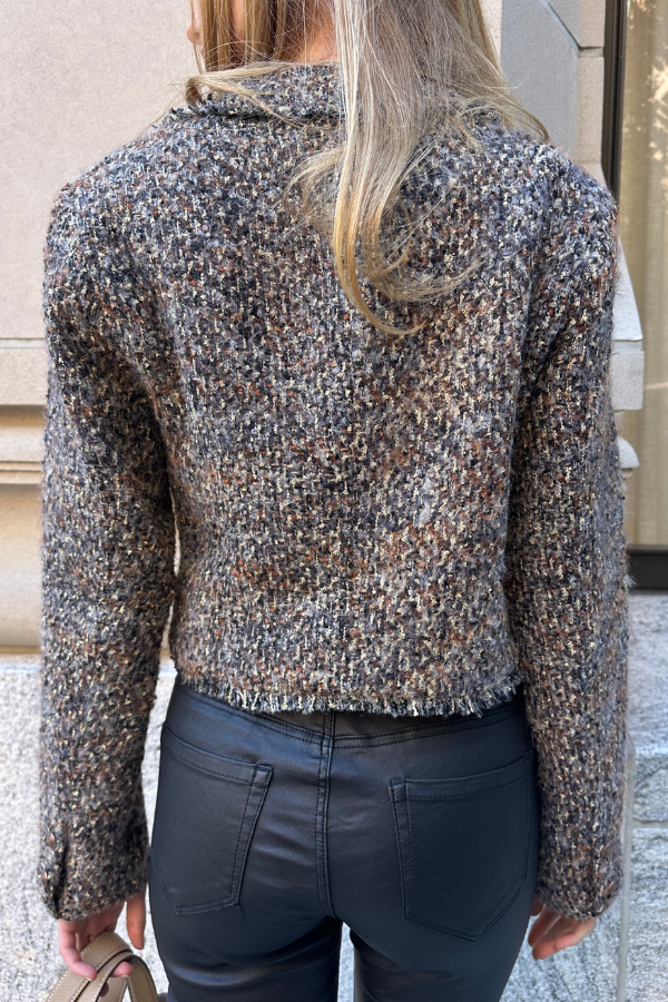 The Chanelle Tweed Jacket.