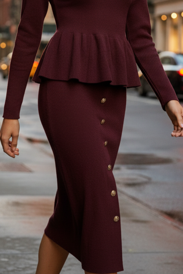 The Scarlet Sweater Skirt