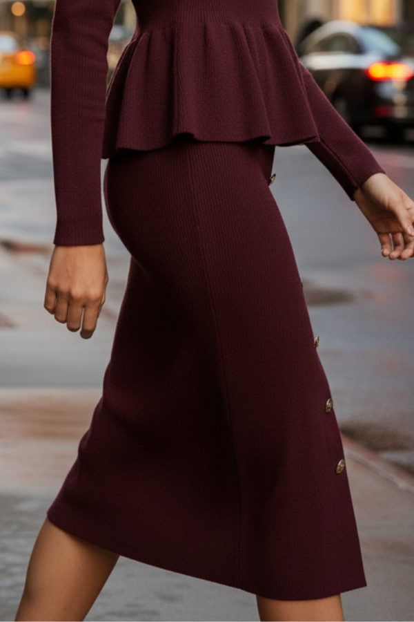 The Scarlet Sweater Skirt