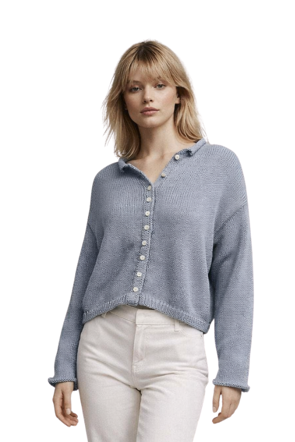 The Indi Light Weight Button Front Cardigan