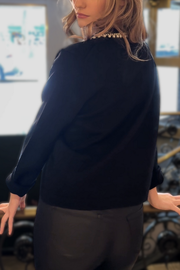 The Melania Embellishment Sweater