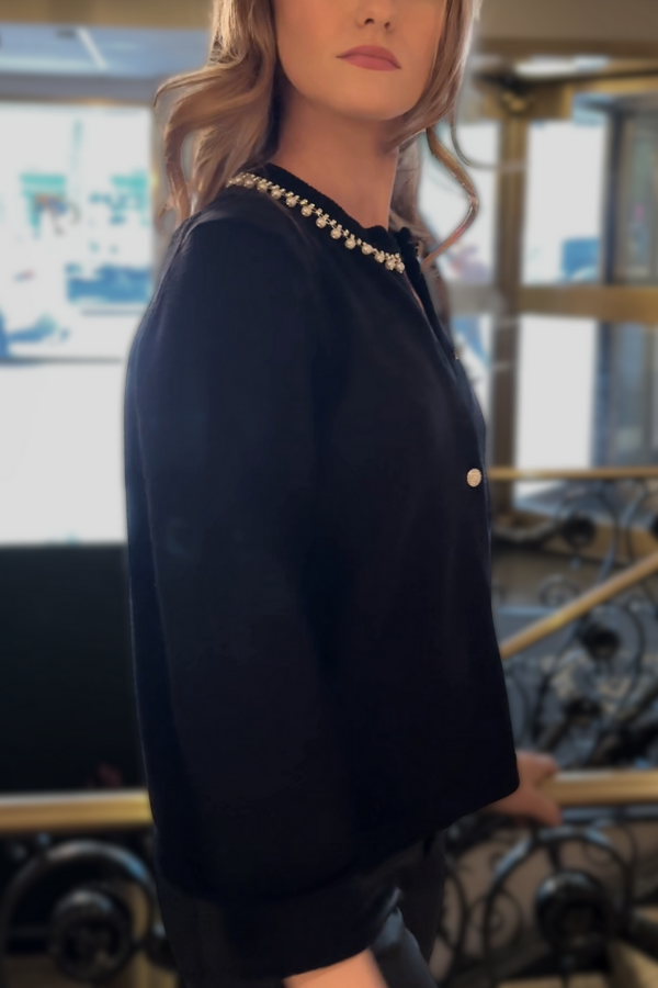 The Melania Embellishment Sweater