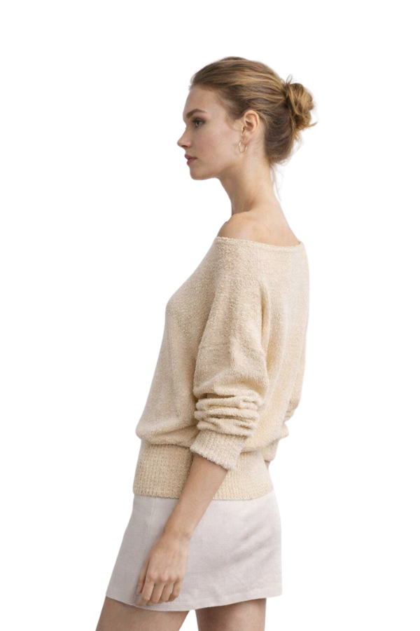 The Kristi Knit Off Shoulder Sweater