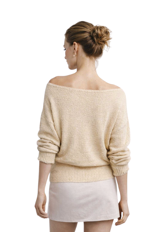 The Kristi Knit Off Shoulder Sweater