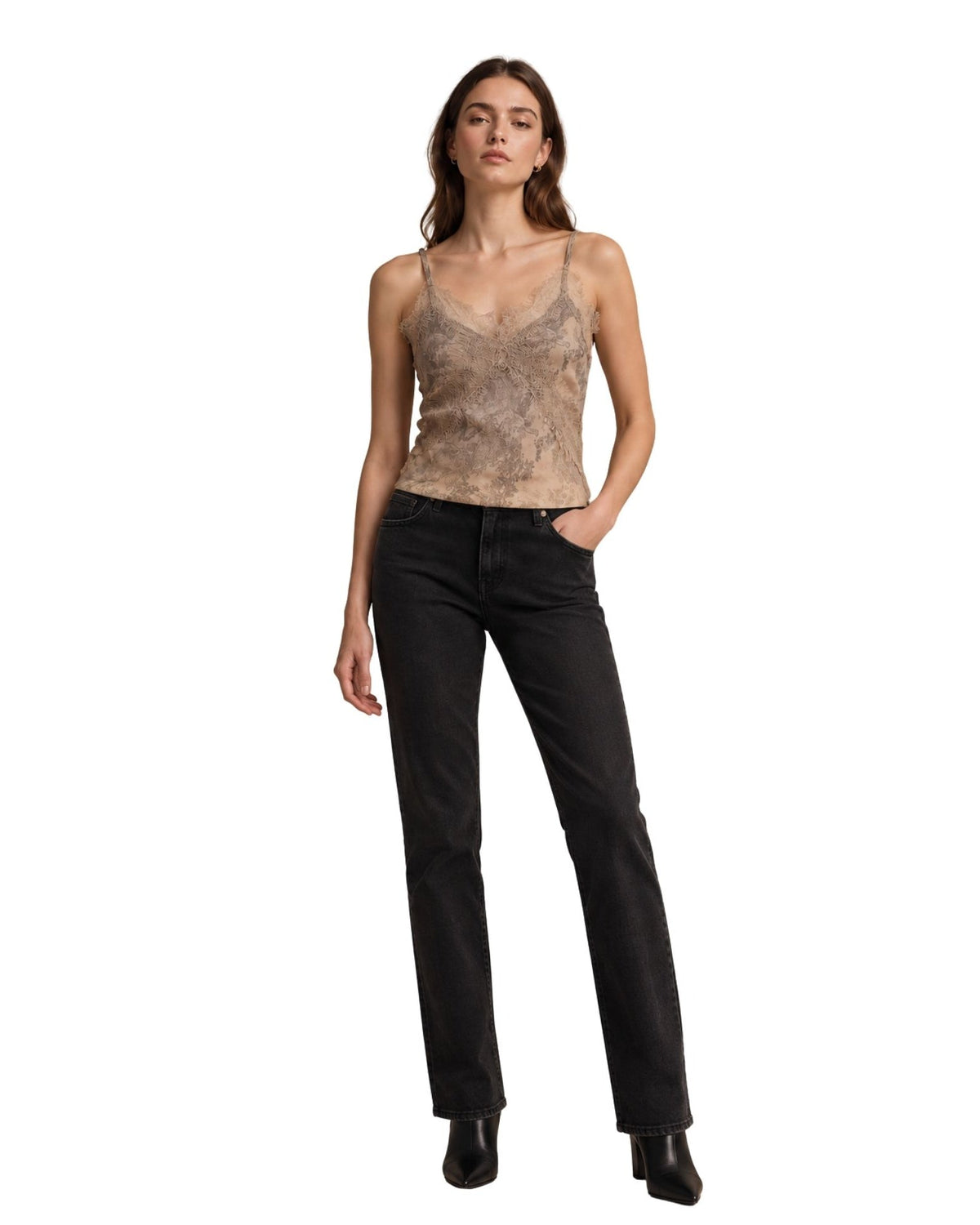 The Vivi Lace-Trimmed Top - pookie and sebastian