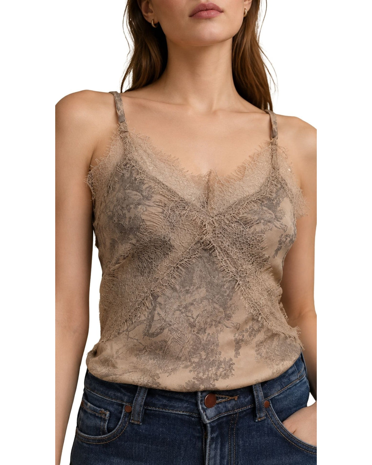 The Vivi Lace-Trimmed Top - pookie and sebastian