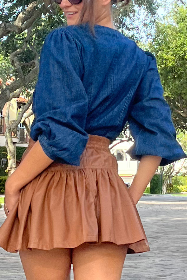 Silhouette Belted Blouse