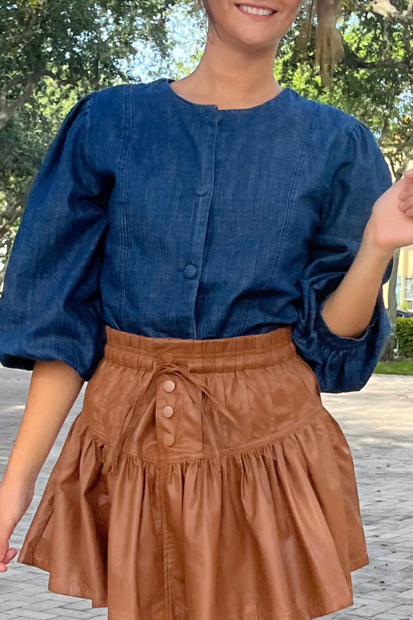 Silhouette Belted Blouse
