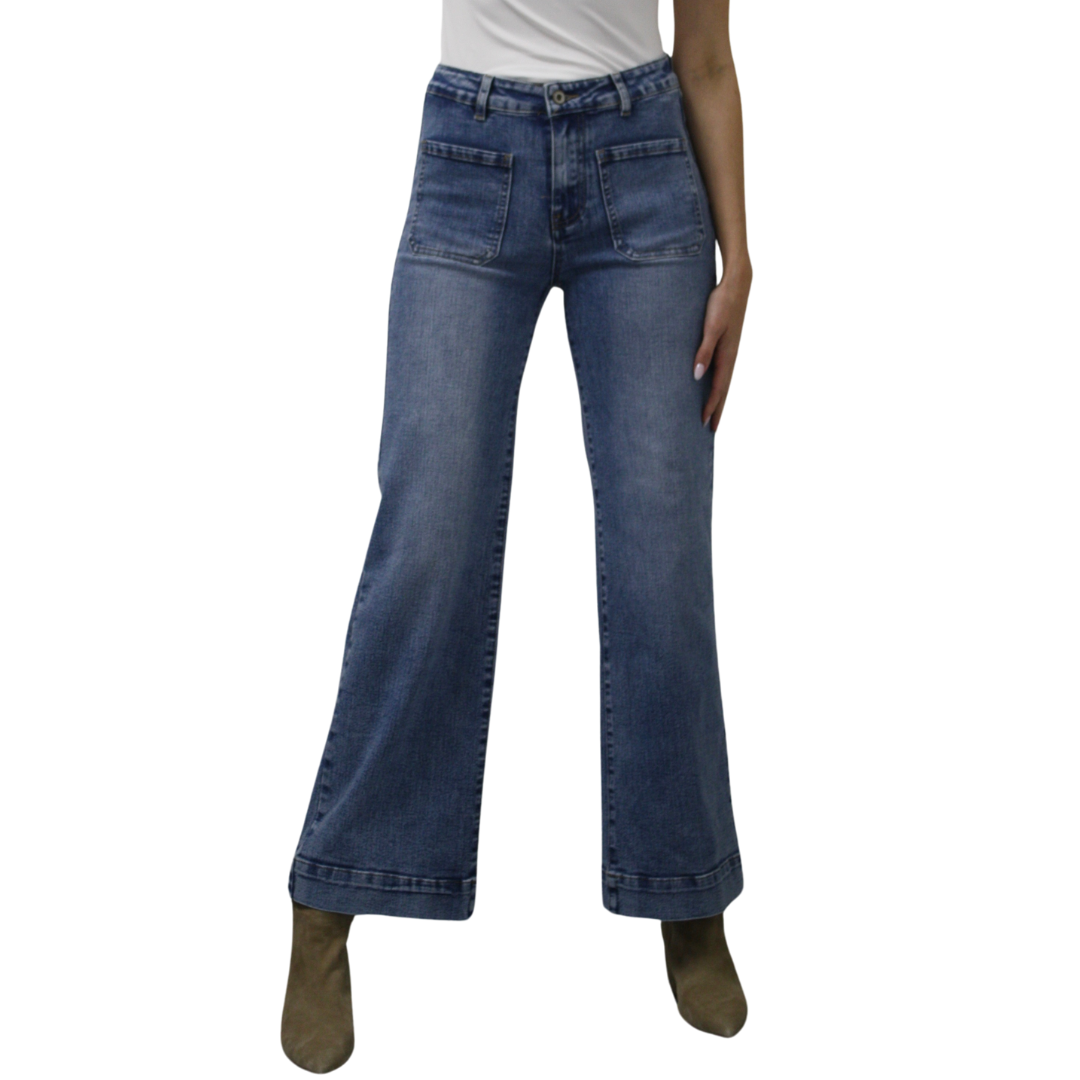 2 Front Pocket Stretch Jeans