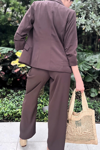 Recycled Shirred Blazer - pookie and sebastian