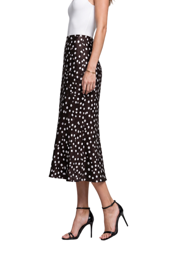 The Bella Satin Midi Skirt