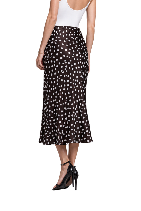 The Bella Satin Midi Skirt