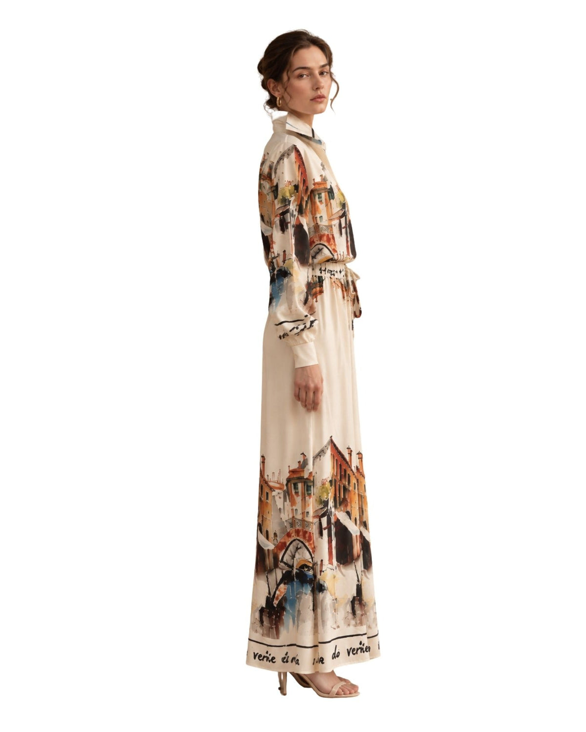 The Village Print Silk Blouse - pookie and sebastian