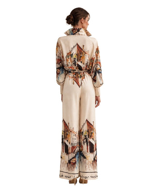 The Village Print Silk Blouse - pookie and sebastian