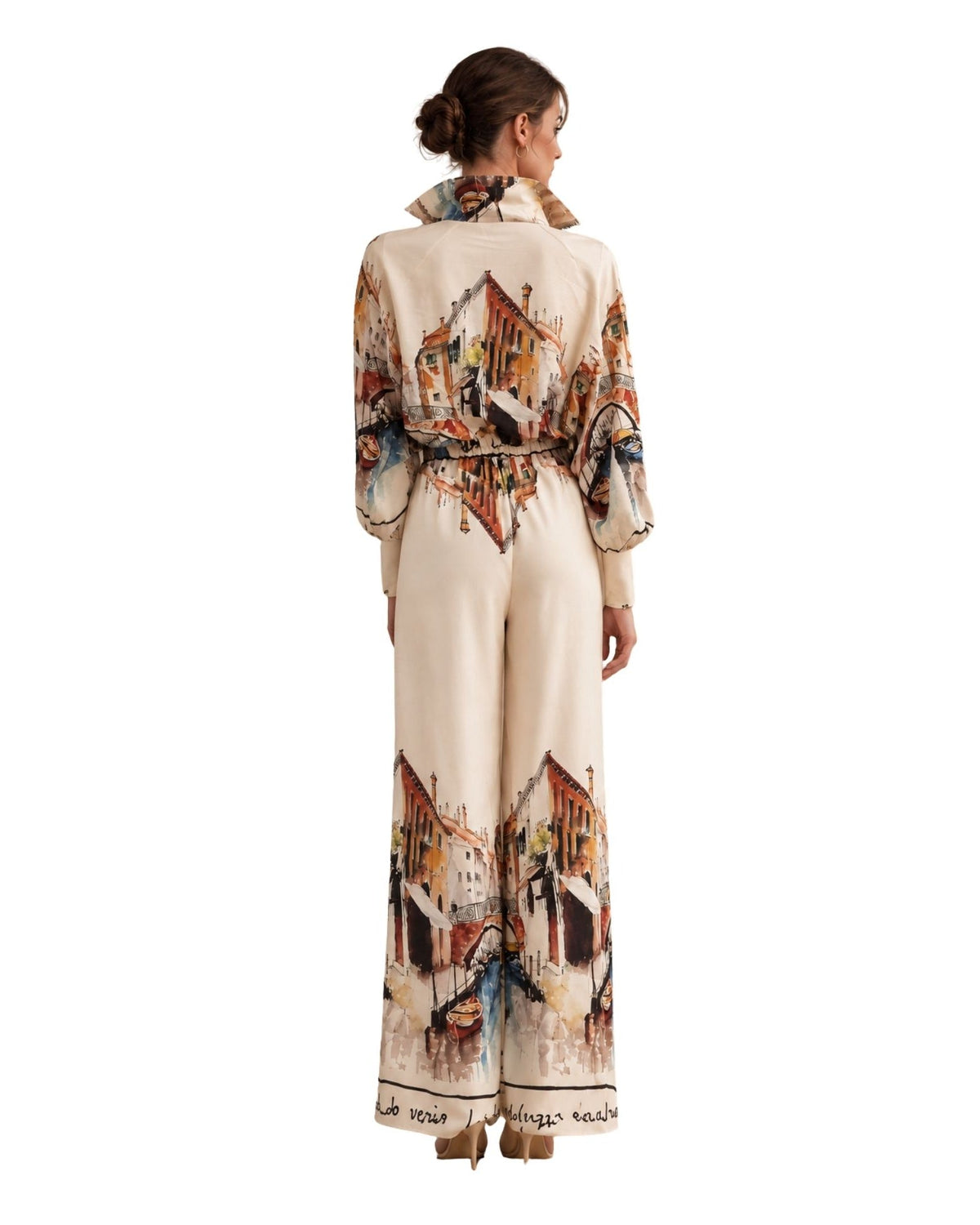 The Village Print Silk Blouse - pookie and sebastian