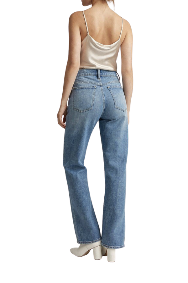 The Energetic Mid Rise Wide Jeans - pookie and sebastian