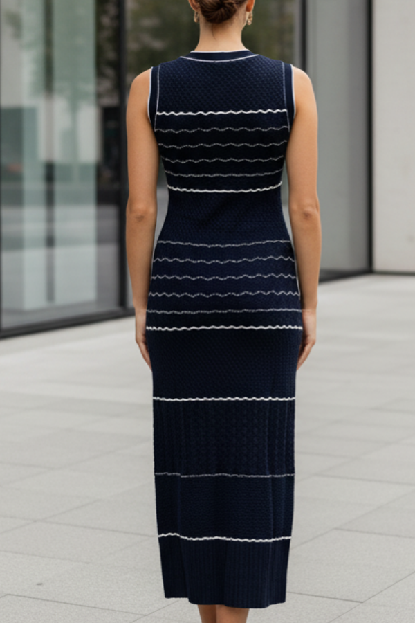 The Striped Knitted Dress