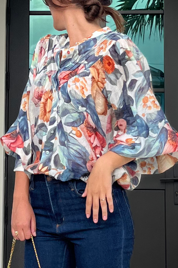Hannah Floral Printed Blouse