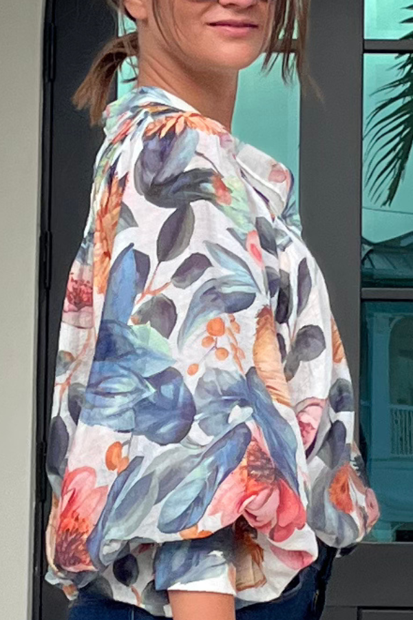 Hannah Floral Printed Blouse