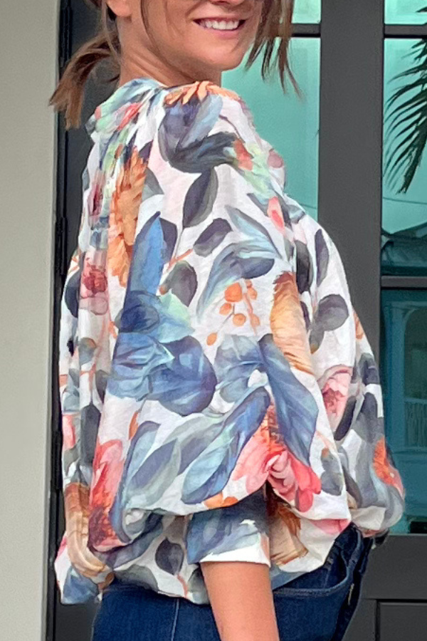 Hannah Floral Printed Blouse