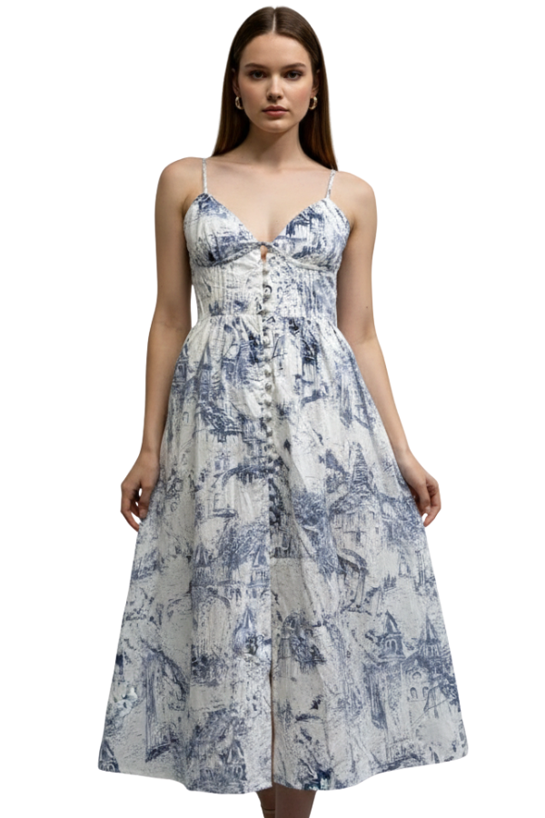 The Colette Floral Midi Dress - pookie and sebastian