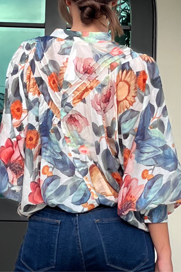 Hannah Floral Printed Blouse