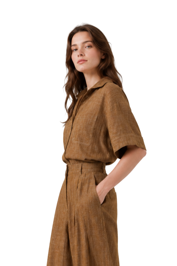 The Ines Short-Sleeve Shirt