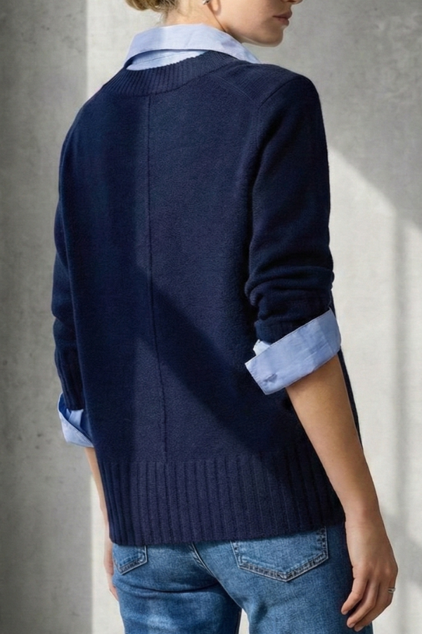 The Annie Mixed Shirt Layered Blouse