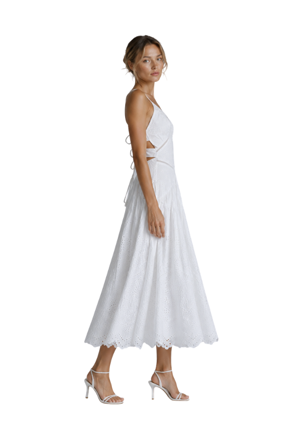 eyelet flare dress Eyelet Gypsy Flare Dress