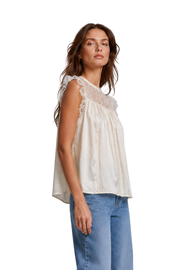 The Ava Lace Mix Top