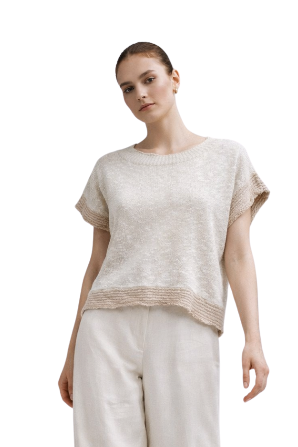 The Mergara Overlap Side Seam Knit Top - pookie and sebastian