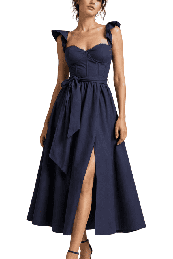 The Selena Bodice Dress With Shoulder - pookie and sebastian
