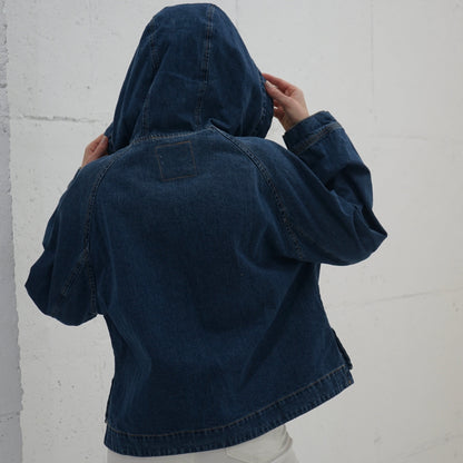 Denim Jacket with Hoodie