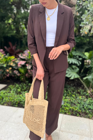 Recycled Shirred Blazer - pookie and sebastian