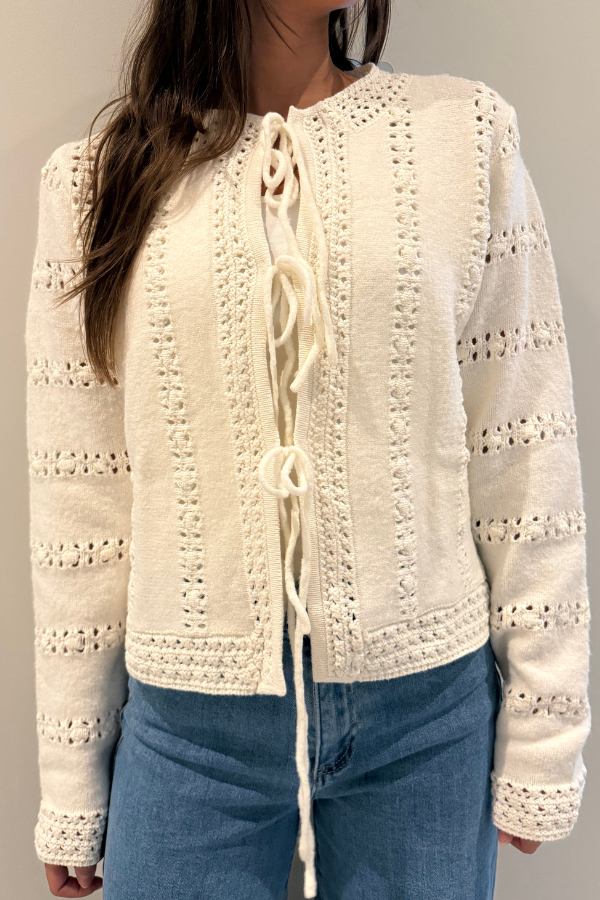 The Eloise Tie Cardigan