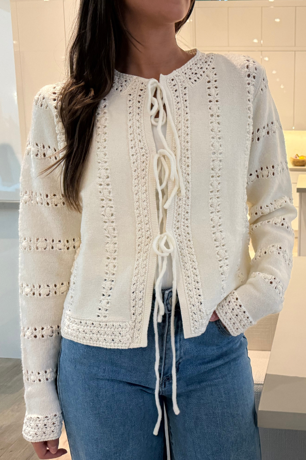 The Eloise Tie Cardigan