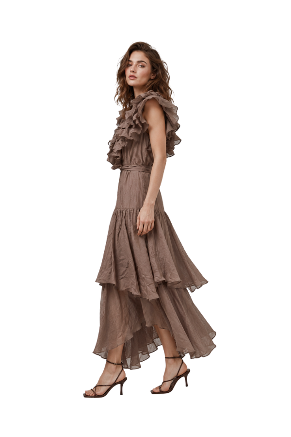The Harper Ruffle Maxi Dress