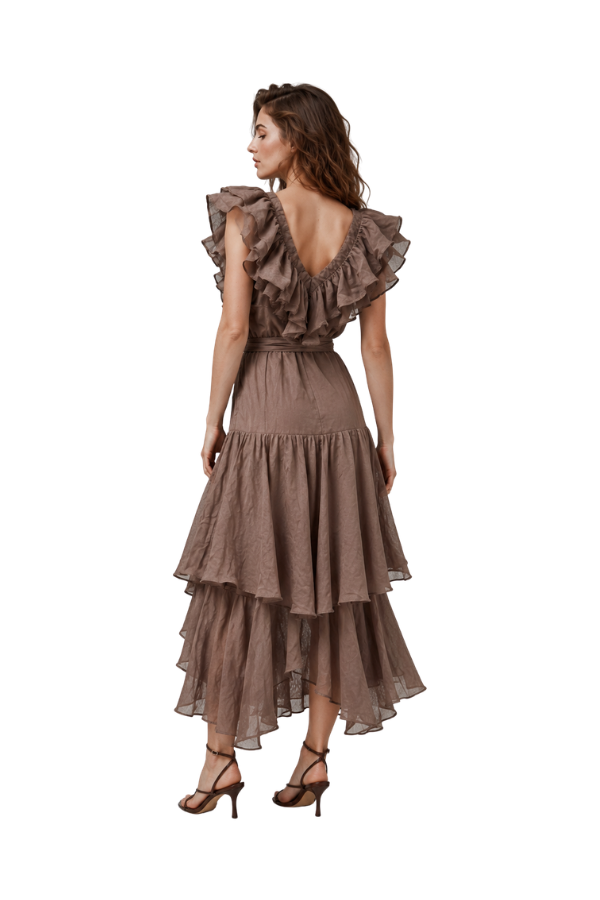 The Harper Ruffle Maxi Dress