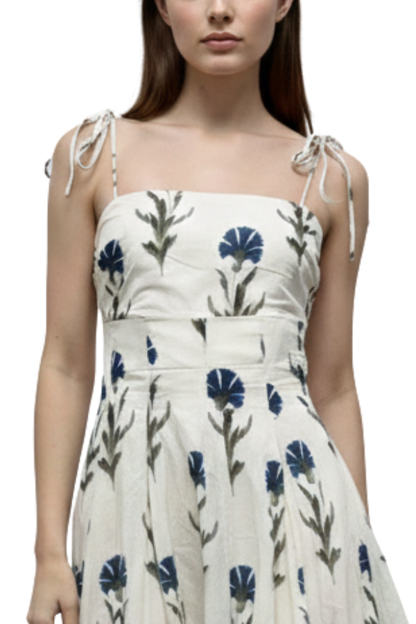 The Elena Floral Midi Dress