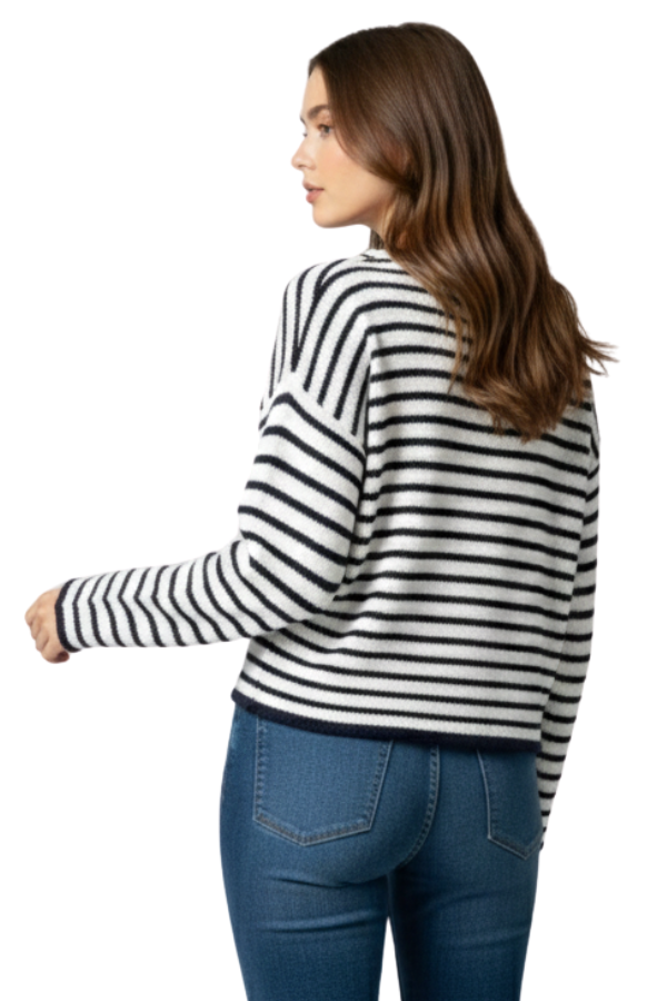 The Monaco Stripe Sweater - pookie and sebastian