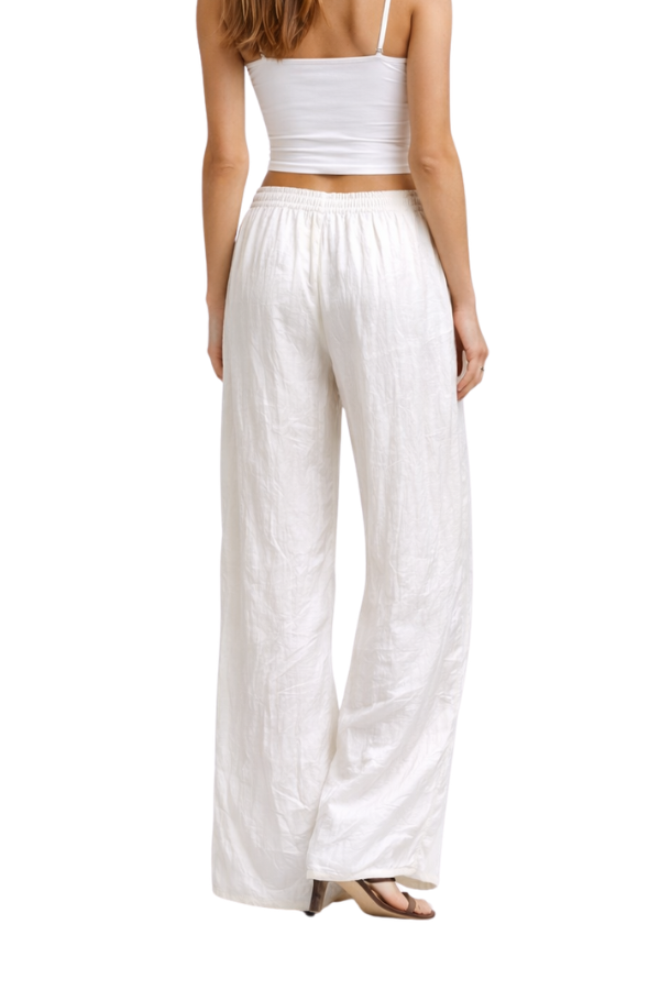 The Clara Crinkled Smocked Pant - pookie and sebastian